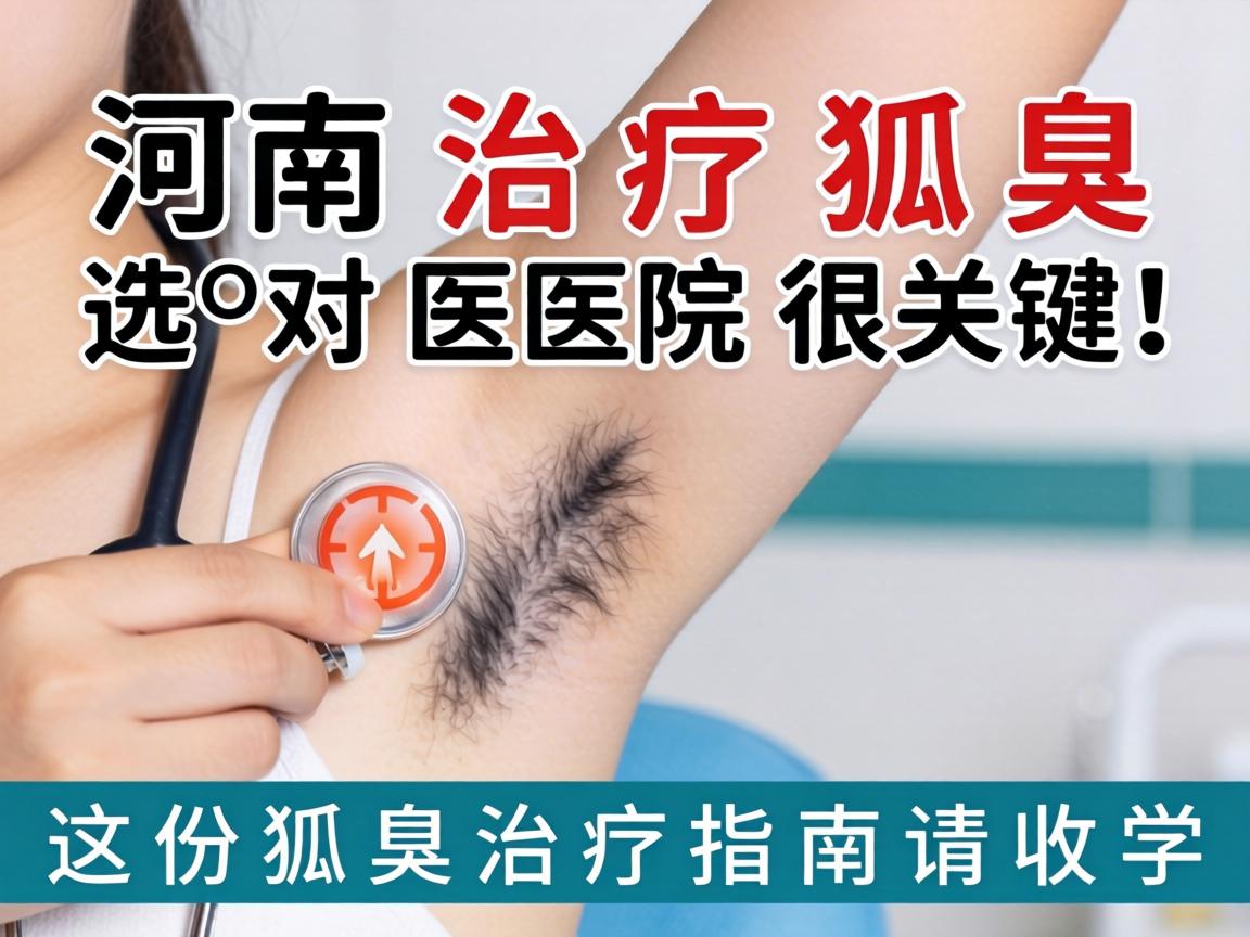 河南治疗狐臭,选对医院很关键!这份狐臭治疗指南请收好 河南治疗狐臭,选对医院很关键!这份狐臭治疗指南请收好