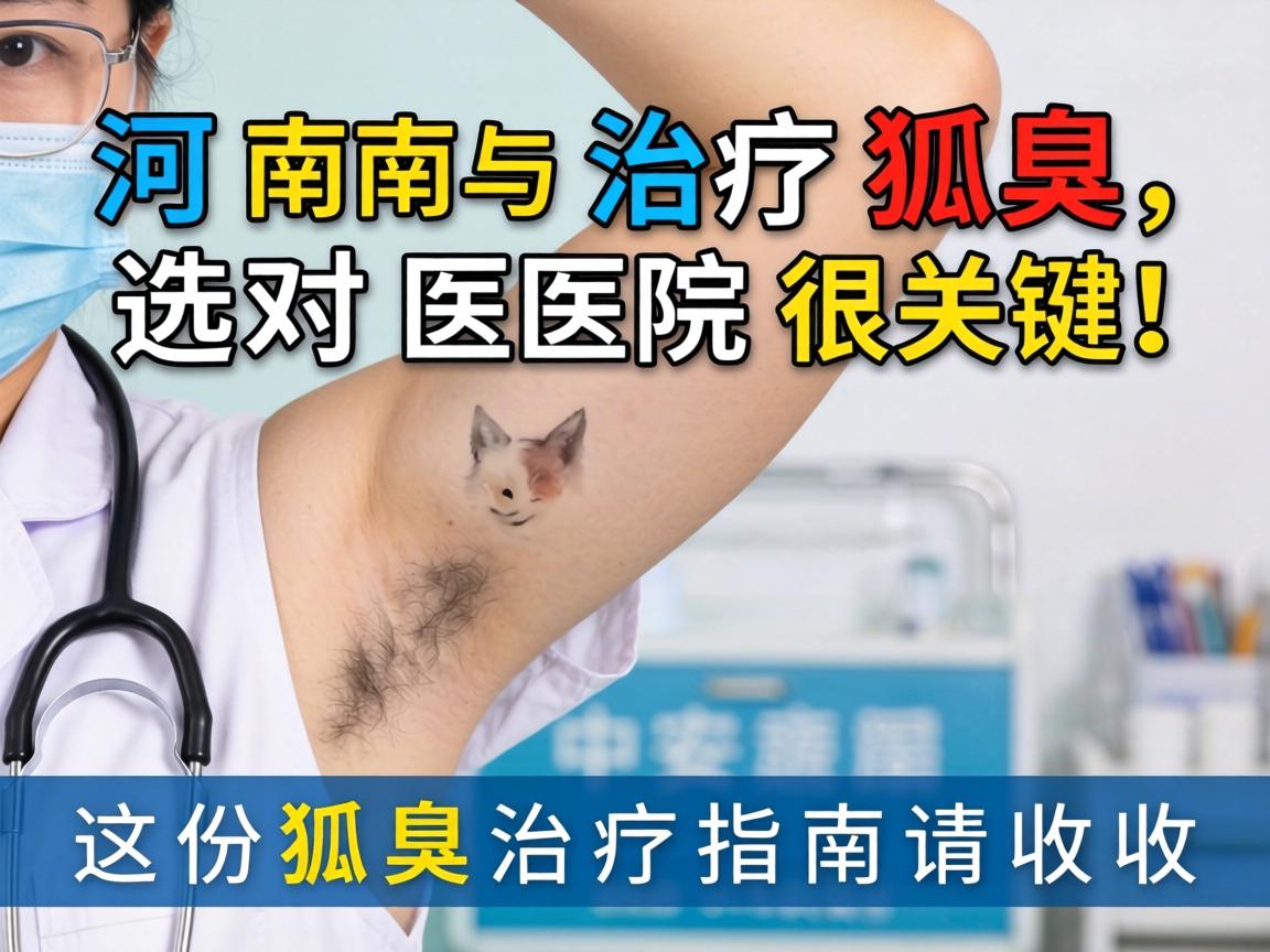 河南治疗狐臭,选对医院很关键!这份狐臭治疗指南请收好 河南治疗狐臭,选对医院很关键!这份狐臭治疗指南请收好