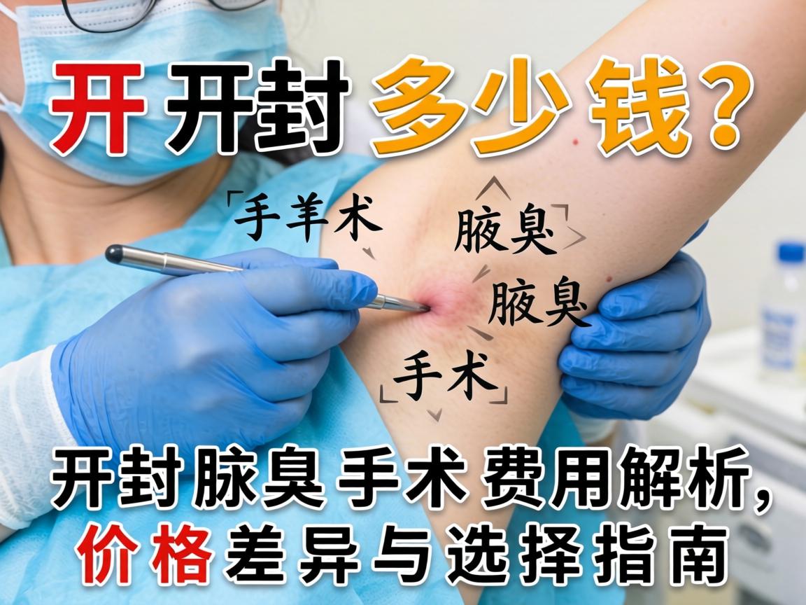 开封腋臭手术多少钱?开封腋臭手术费用解析,价格差异与选择指南 开封腋臭手术多少钱?开封腋臭手术费用解析,价格差异与选择指南