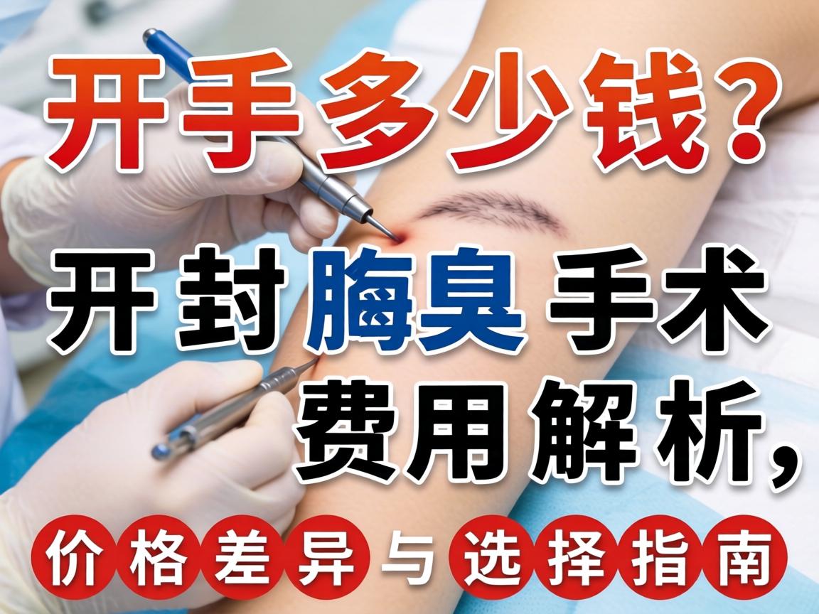 开封腋臭手术多少钱?开封腋臭手术费用解析,价格差异与选择指南 开封腋臭手术多少钱?开封腋臭手术费用解析,价格差异与选择指南