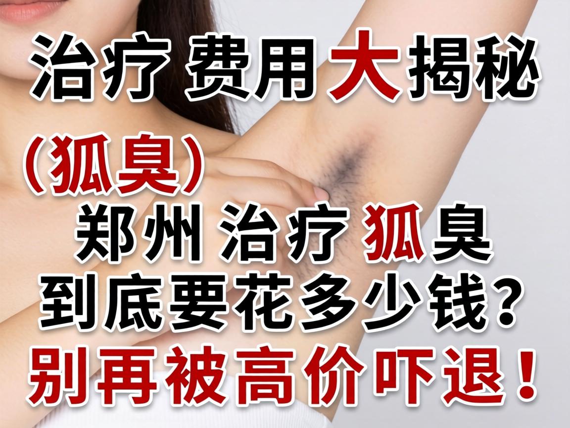 狐臭治疗费用大揭秘，在郑州治疗狐臭到底要花多少钱？别再被高价吓退！