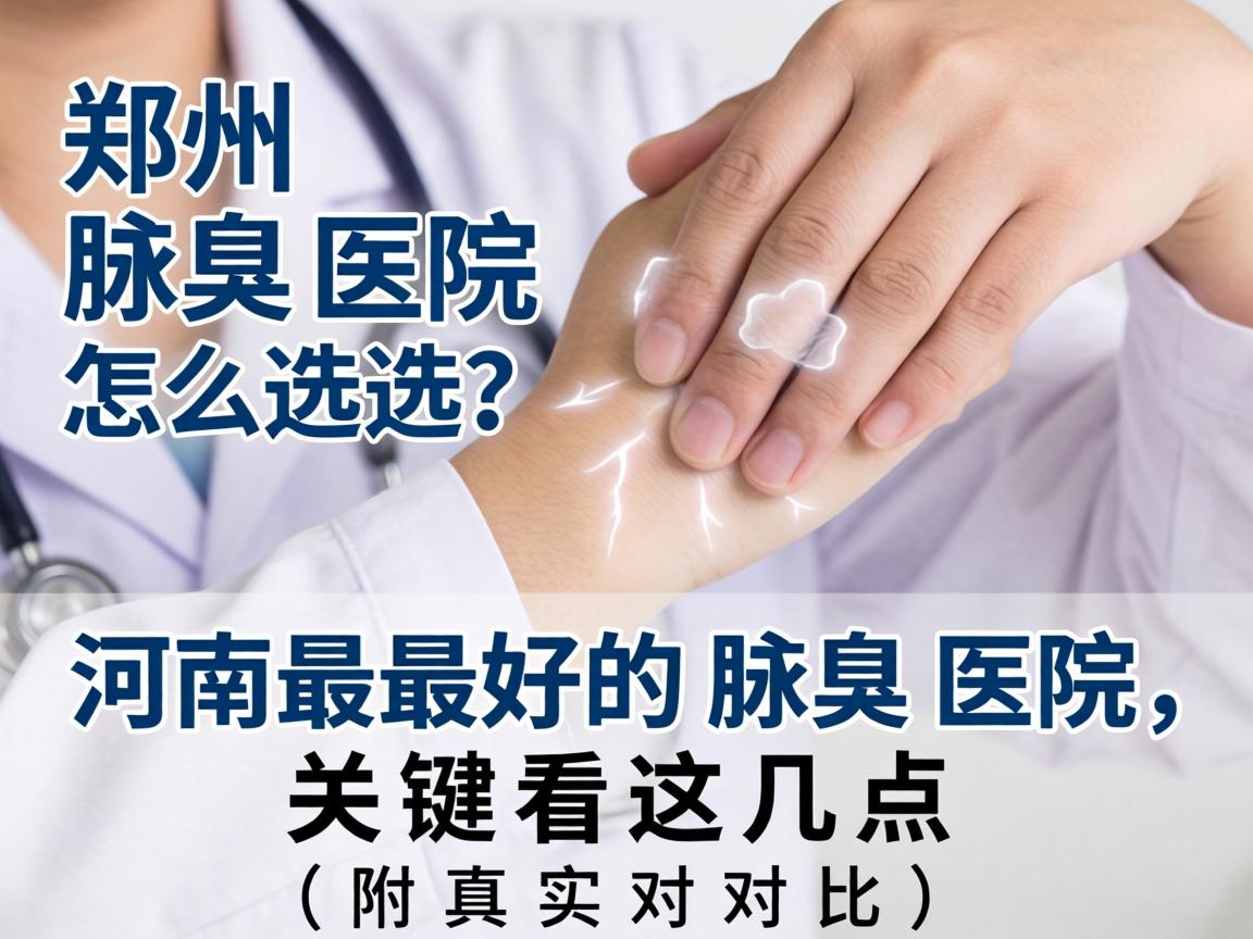 郑州腋臭医院怎么选？河南最好的腋臭医院，关键看这几点（附真实对比）