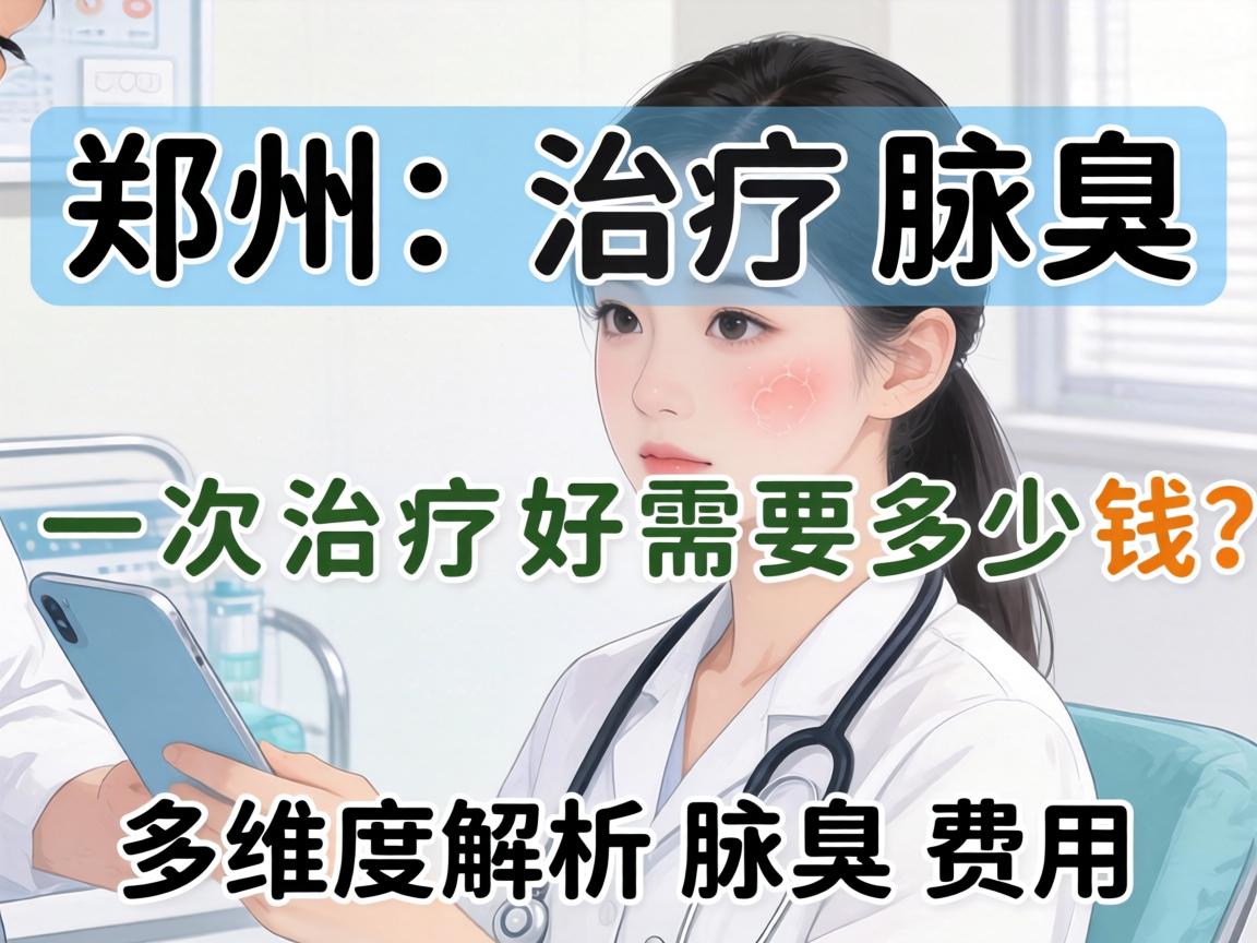 郑州治疗腋臭，一次治疗好需要多少钱？多维度解析腋臭费用