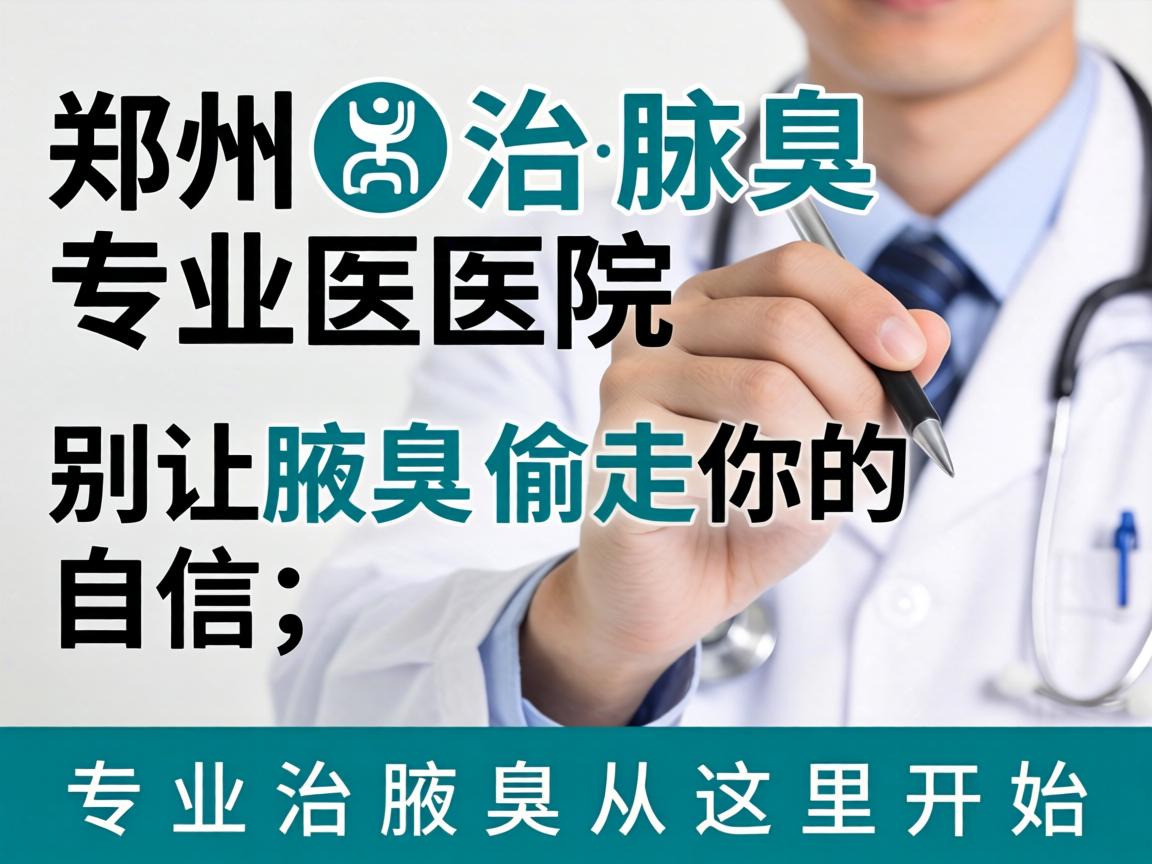 郑州治腋臭专业医院，别让腋臭偷走你的自信，专业治腋臭从这里开始
