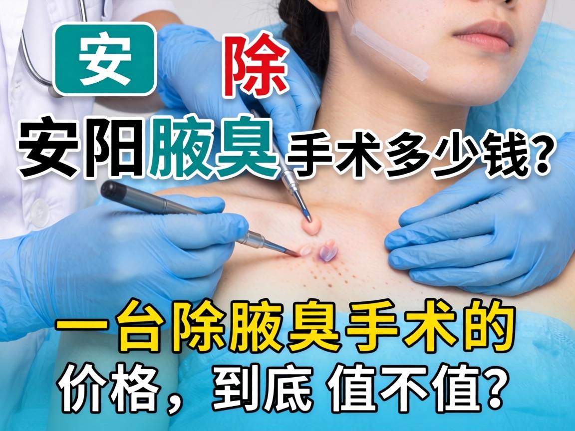 在安阳除腋臭手术多少钱？一台除腋臭手术的价格，到底值不值？