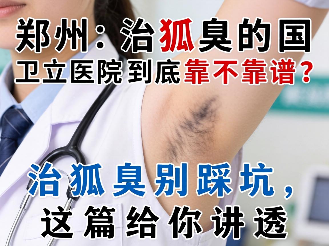 郑州治狐臭的国立医院到底靠不靠谱？治狐臭别踩坑，这篇给你讲透