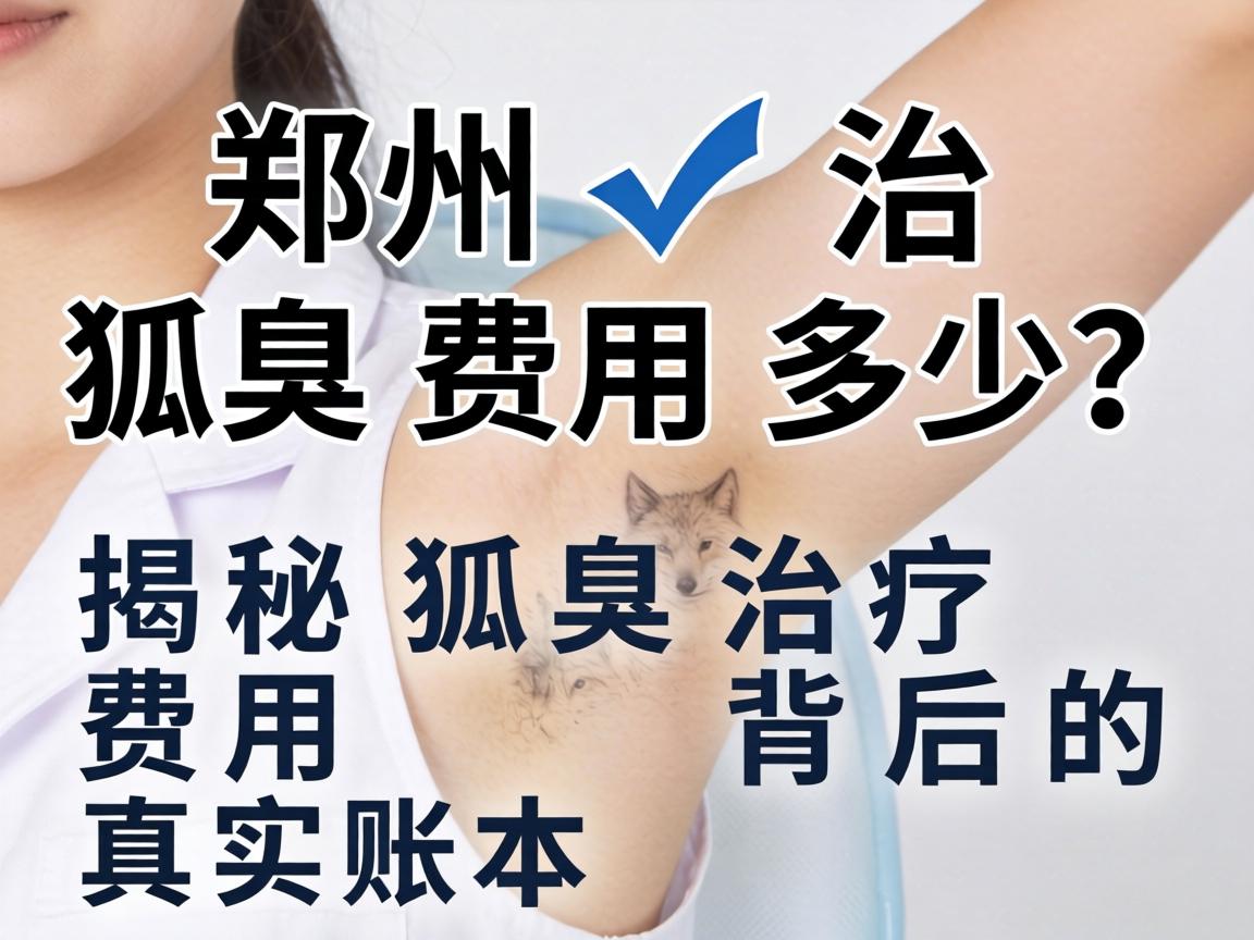 郑州治狐臭费用多少？揭秘狐臭治疗费用背后的真实账本