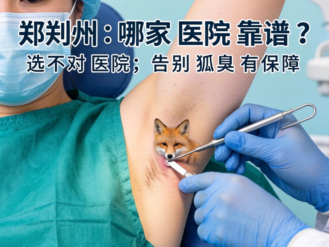郑州狐臭手术哪家医院靠谱？选对医院，告别狐臭有保障
