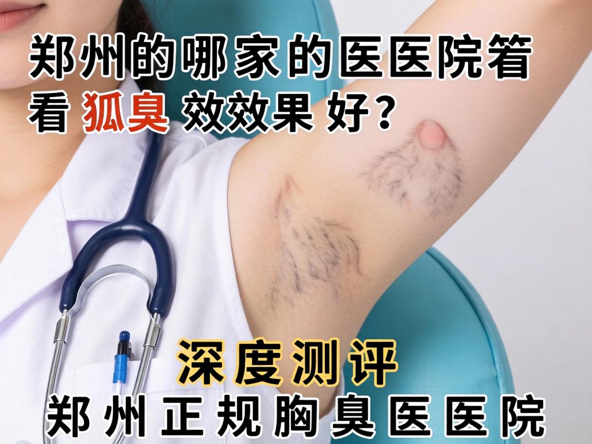 郑州哪家医院看狐臭效果好？深度测评郑州正规腋臭医院
