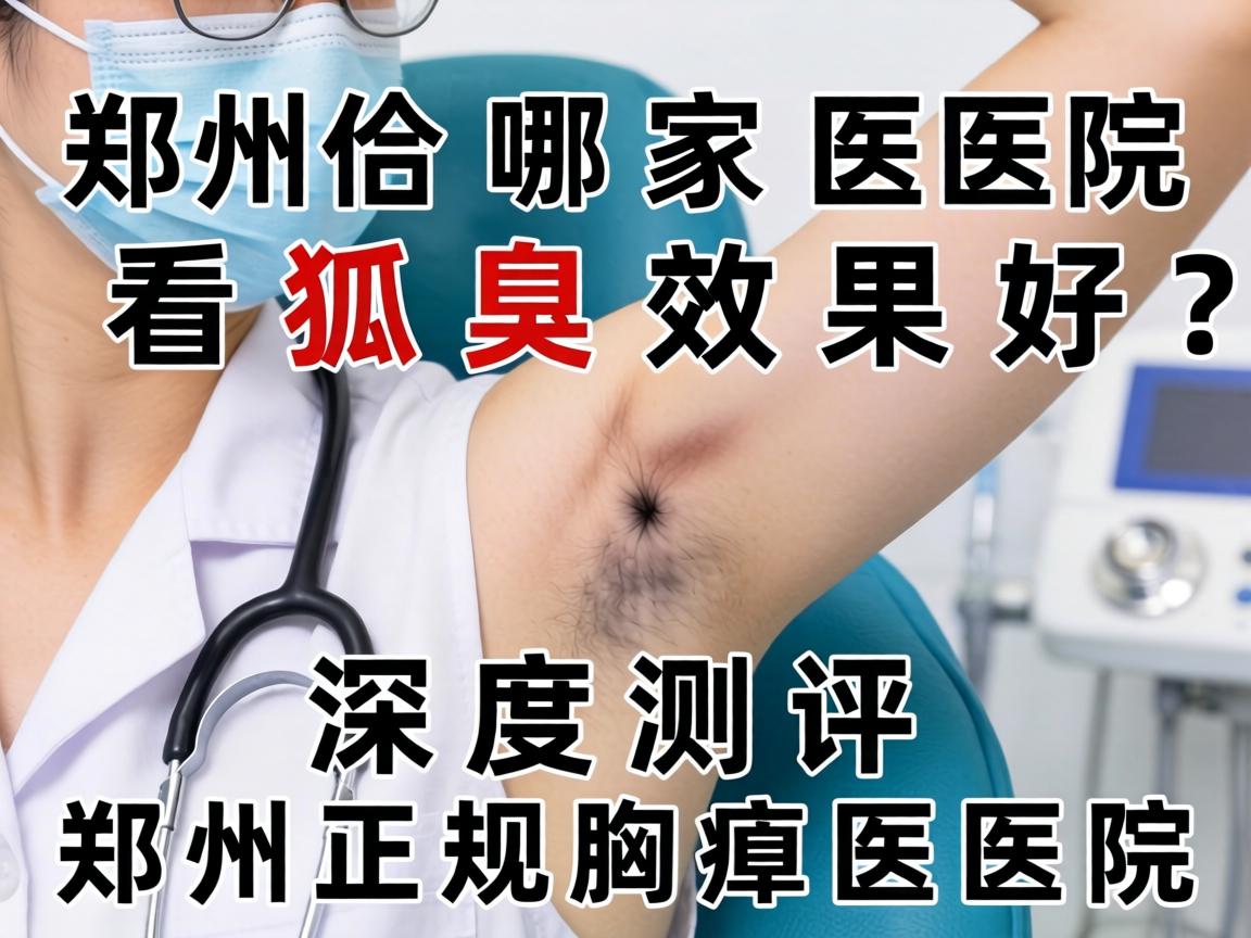 郑州哪家医院看狐臭效果好？深度测评郑州正规腋臭医院