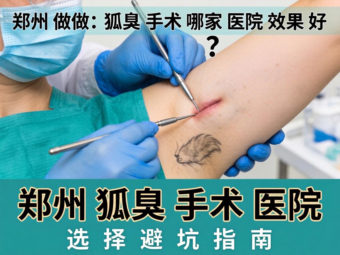 郑州做狐臭手术哪家医院效果好？郑州狐臭手术医院选择避坑指南