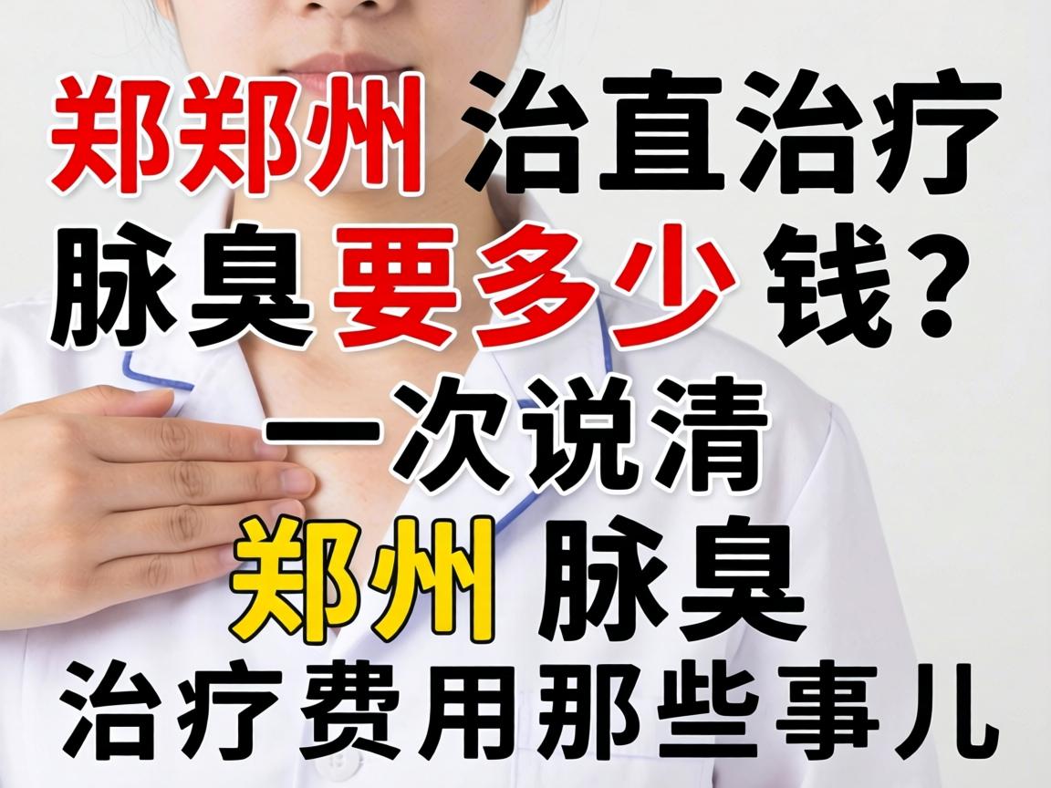 郑州治疗腋臭要多少钱？一次说清郑州腋臭治疗费用那些事儿