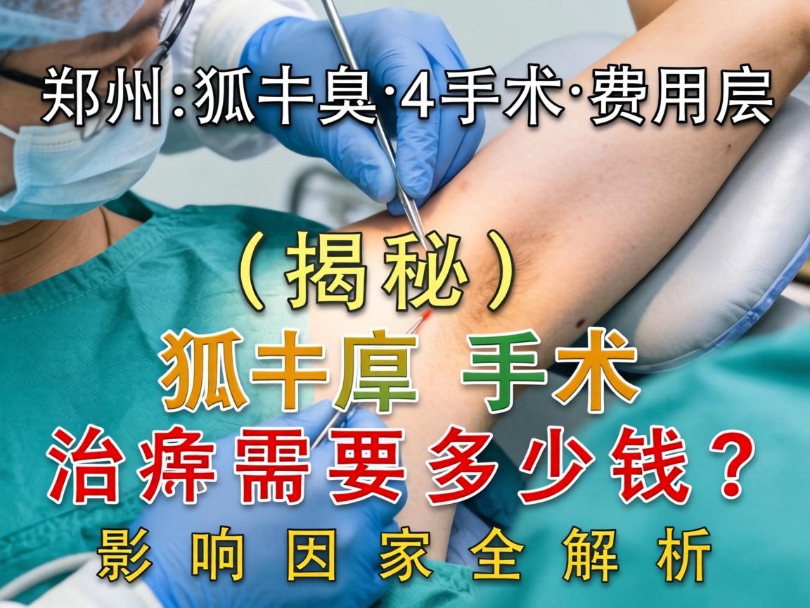 郑州狐臭手术费用揭秘，狐臭手术治需要多少钱？影响因素全解析