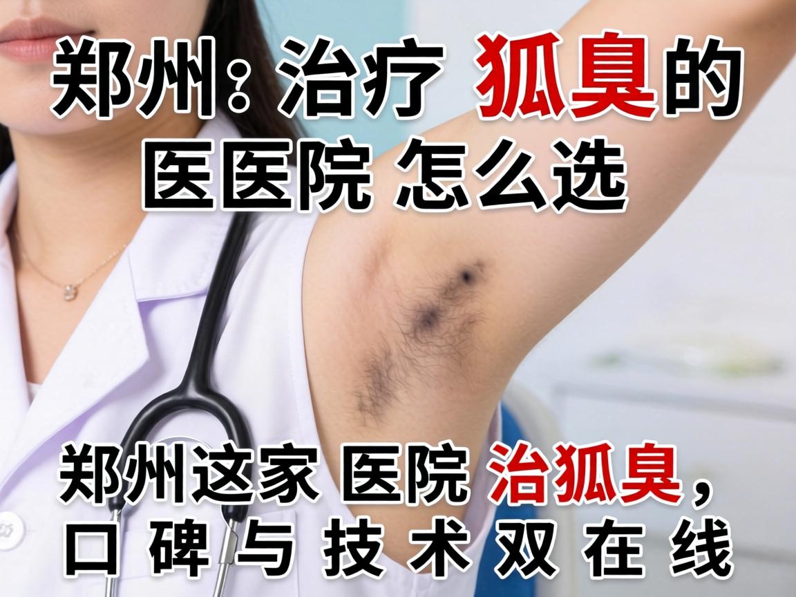 郑州治疗狐臭的医院怎么选？郑州这家医院治狐臭，口碑与技术双在线