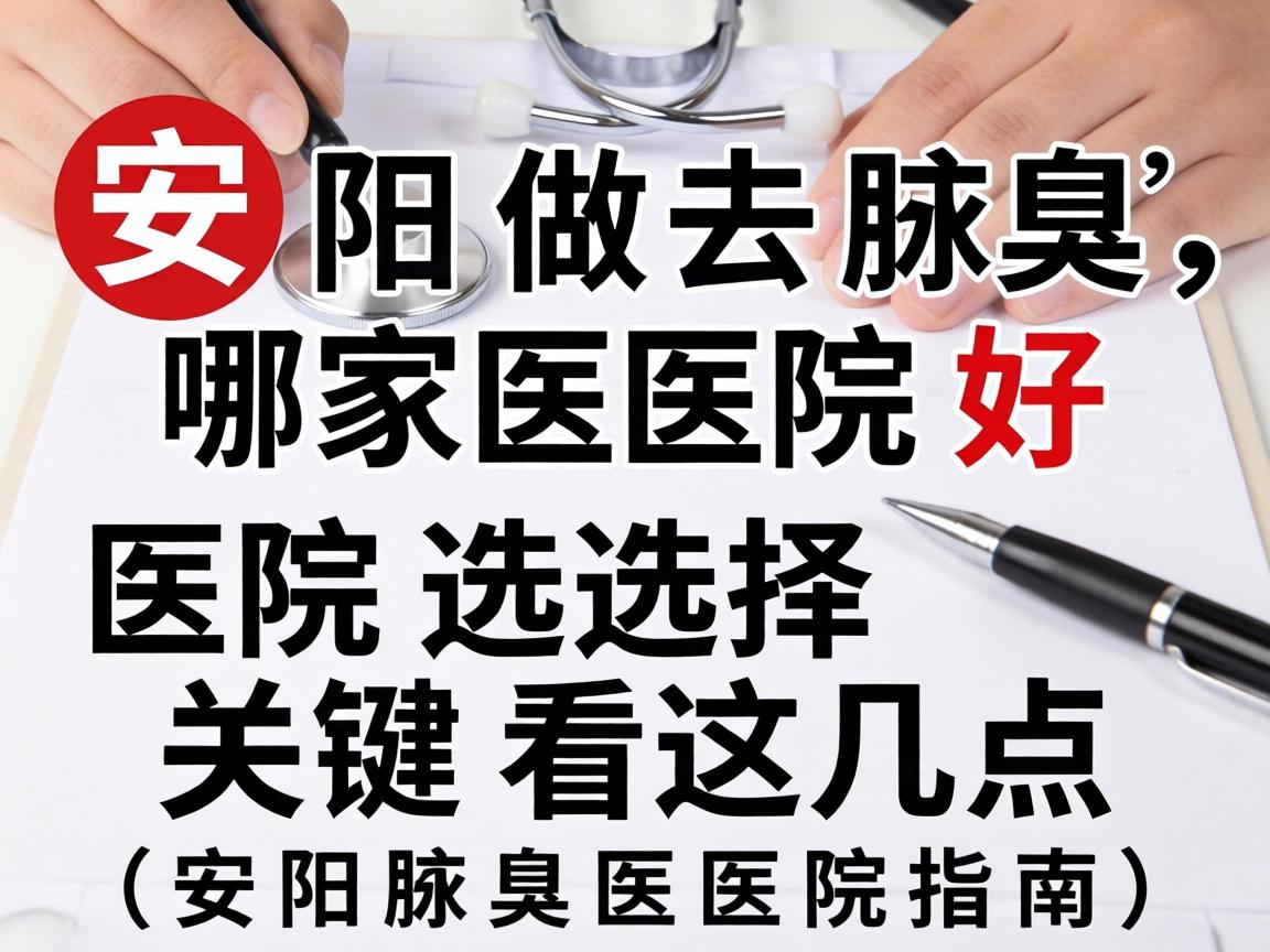 安阳做去腋臭，哪家医院好？医院选择关键看这几点（安阳腋臭医院指南）