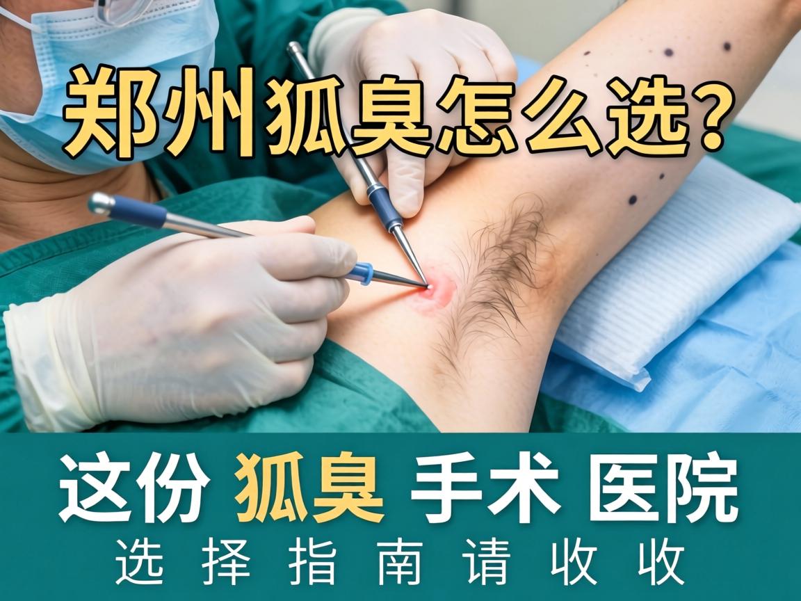 郑州狐臭手术医院怎么选？这份狐臭手术医院选择指南请收好