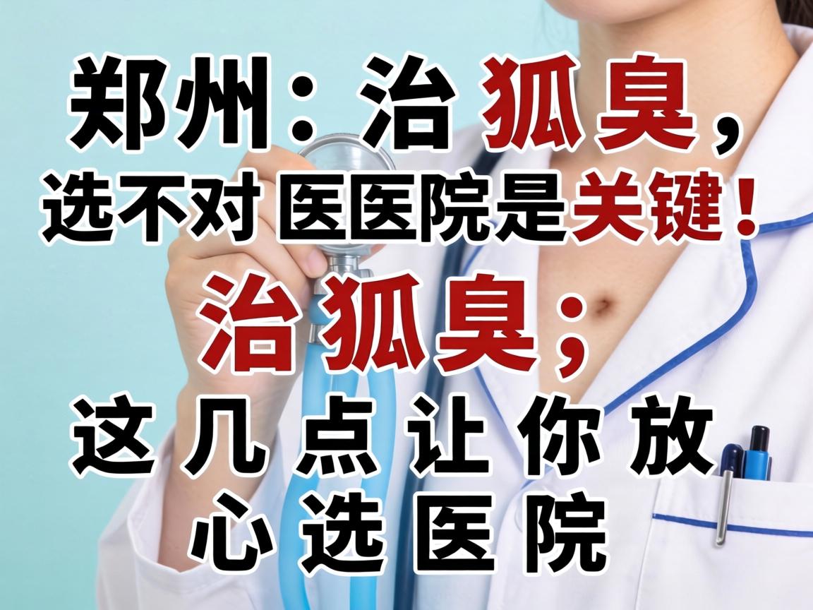 郑州治狐臭,选对医院是关键!治狐臭,这几点让你放心选医院 郑州治狐臭,选对医院是关键!治狐臭,这几点让你放心选医院