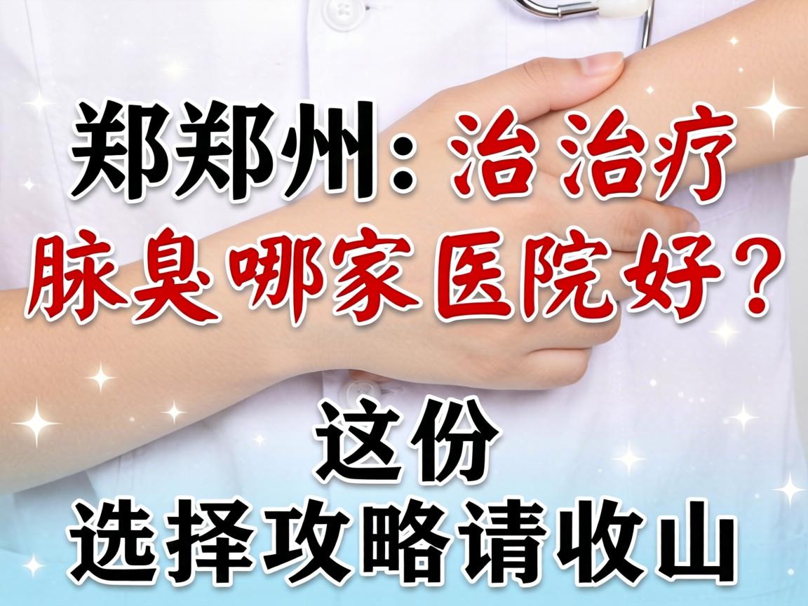郑州治疗腋臭哪家医院好？这份医院选择攻略请收好