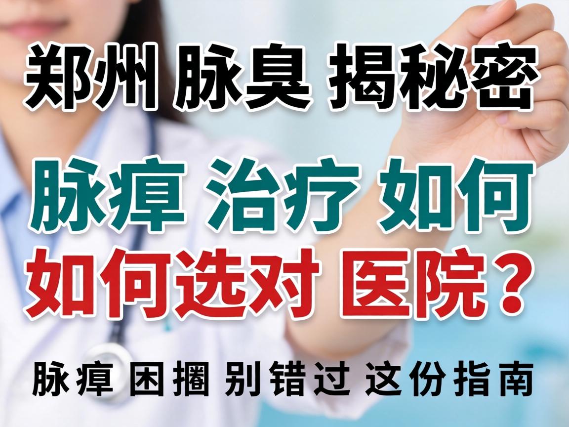 郑州腋臭医院排名揭秘，腋臭治疗如何选对医院？腋臭困扰别错过这份指南