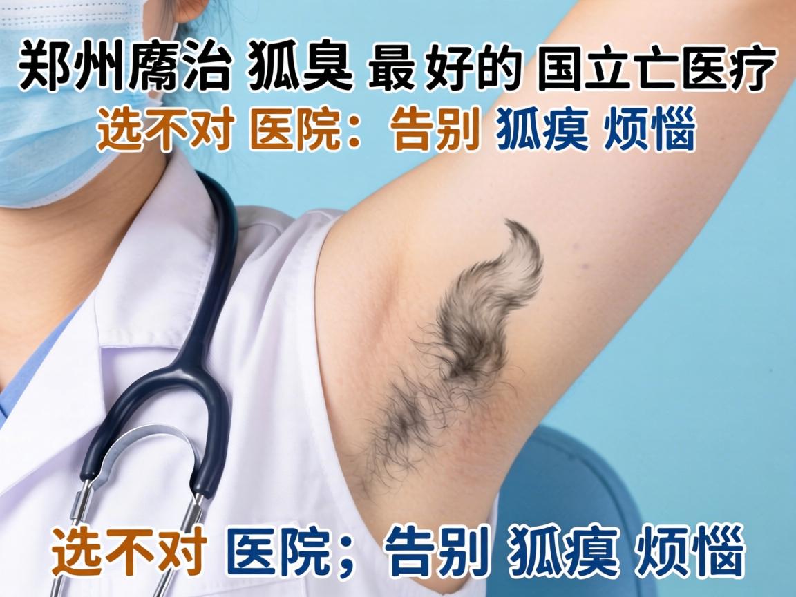 郑州治狐臭最好的国立医院，选对医院，告别狐臭烦恼