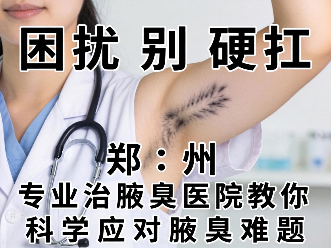 腋臭困扰别硬扛,郑州专业治腋臭医院教你科学应对腋臭难题 腋臭困扰别硬扛,郑州专业治腋臭医院教你科学应对腋臭难题