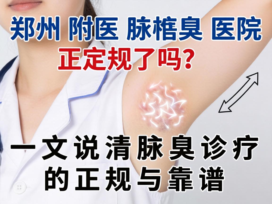 郑州附医腋臭医院正规吗?一文说清腋臭诊疗的正规与靠谱 郑州附医腋臭医院正规吗?一文说清腋臭诊疗的正规与靠谱