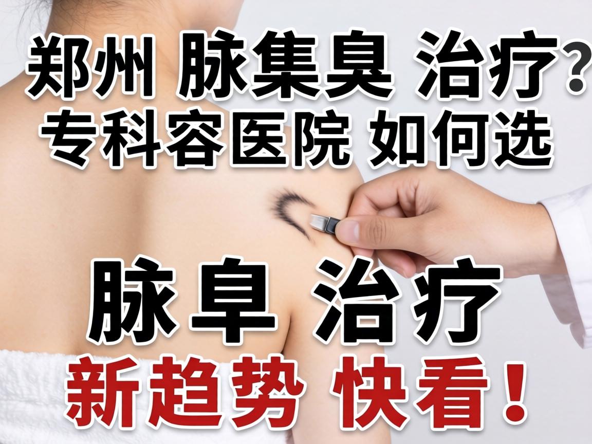 郑州腋臭治疗，专科医院如何选？腋臭治疗新趋势快看！