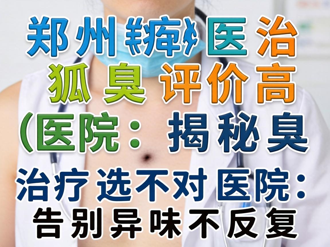 郑州治狐臭评价高医院揭秘，狐臭治疗选对医院，告别异味不反复