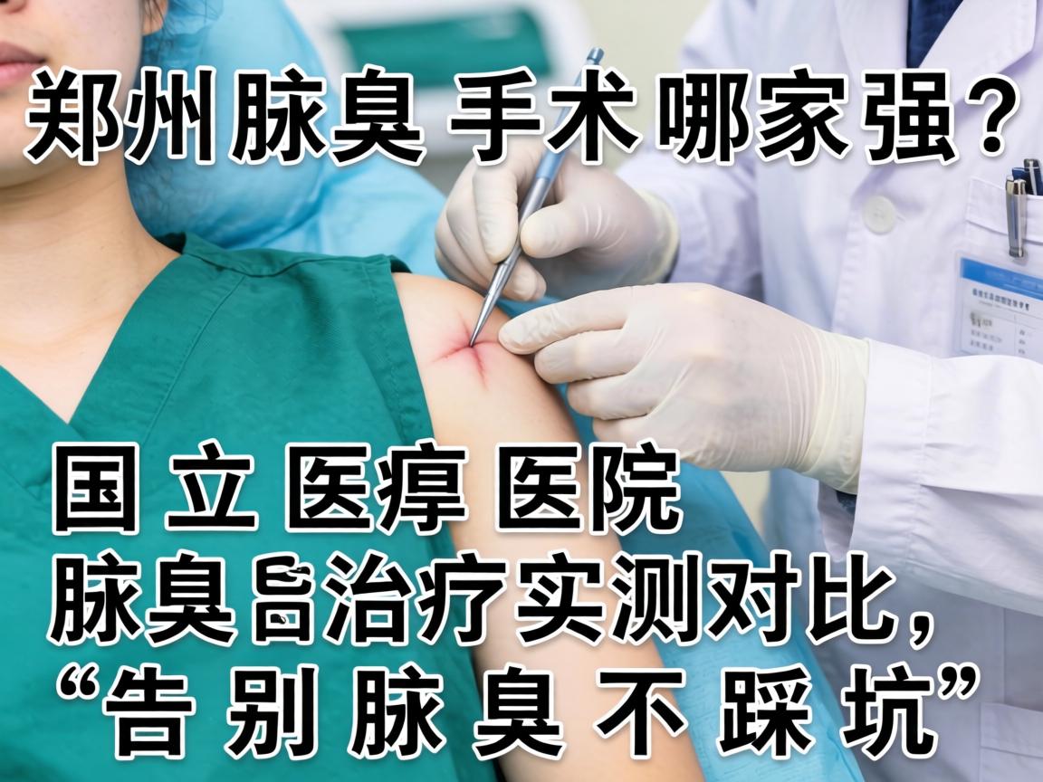 郑州腋臭手术哪家强？国立医院腋臭治疗实测对比，告别腋臭不踩坑