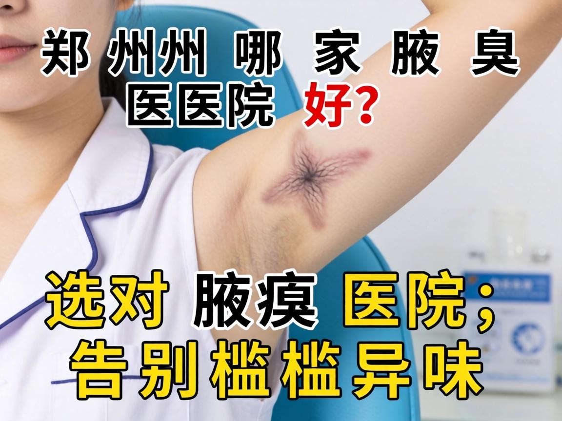 郑州哪家腋臭医院好？选对腋臭医院，告别尴尬异味