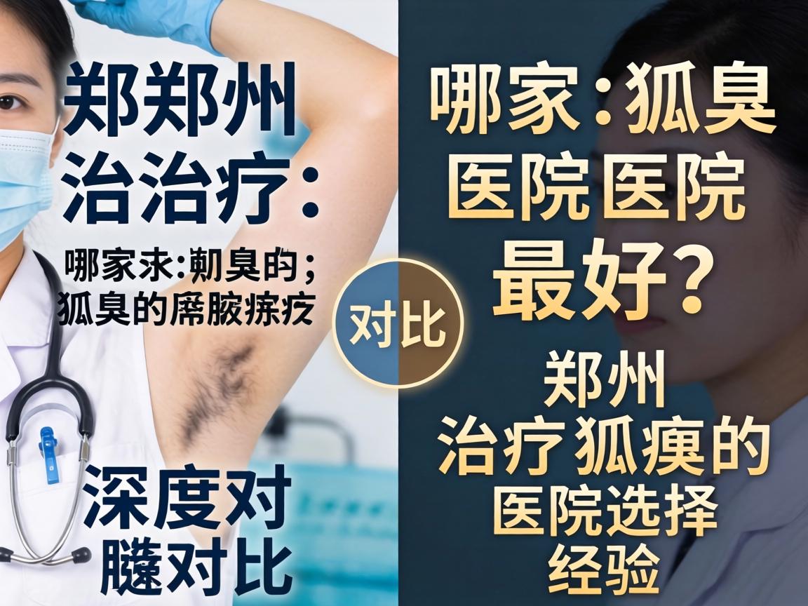 郑州治疗狐臭哪家医院最好？深度对比郑州治疗狐臭的医院选择经验