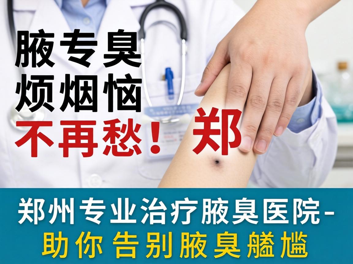 腋臭烦恼不再愁!郑州专业治疗腋臭医院,助你告别腋臭尴尬 腋臭烦恼不再愁!郑州专业治疗腋臭医院,助你告别腋臭尴尬