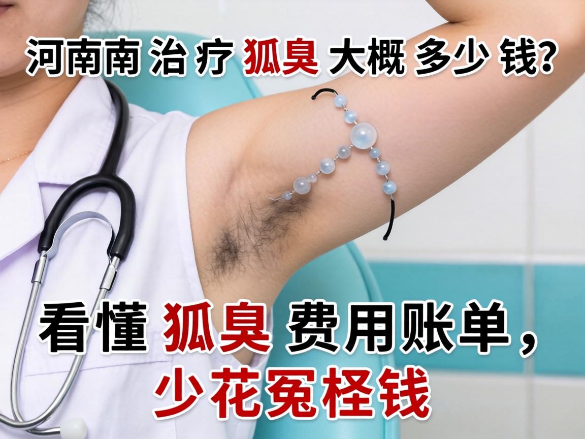 河南治疗狐臭大概多少钱？看懂狐臭费用账单，少花冤枉钱