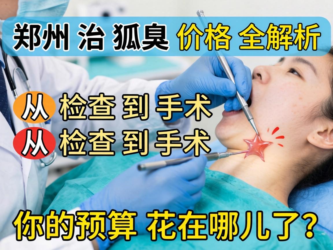 郑州治狐臭价格全解析，从检查到手术，你的预算花在哪儿了？