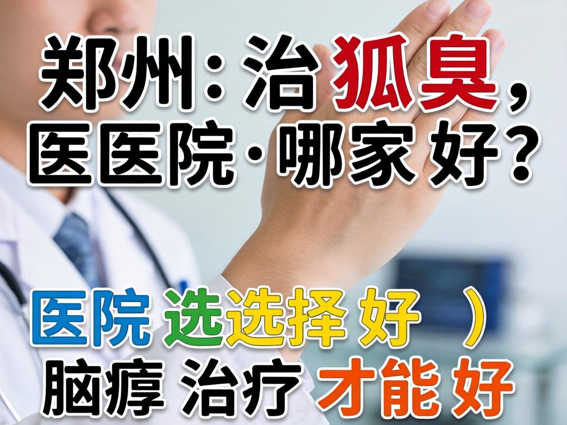 郑州治狐臭医院哪家好？医院选择好，腋臭治疗才能好