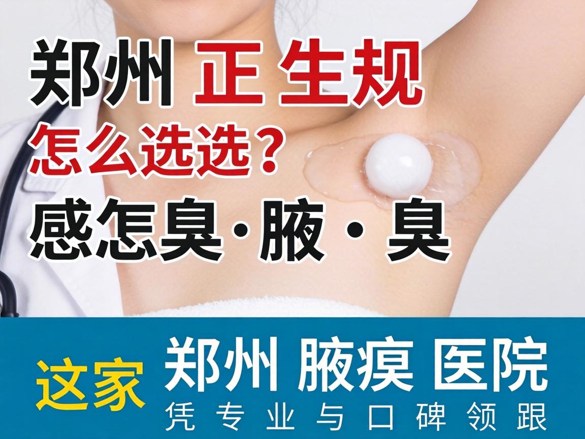 郑州正规腋臭医院怎么选?这家郑州腋臭医院凭专业与口碑领跑 郑州正规腋臭医院怎么选?这家郑州腋臭医院凭专业与口碑领跑