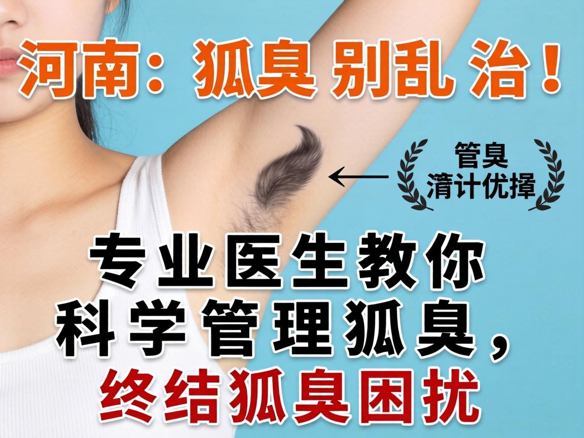 河南狐臭别乱治!专业医生教你科学管理狐臭,终结狐臭困扰 河南狐臭别乱治!专业医生教你科学管理狐臭,终结狐臭困扰