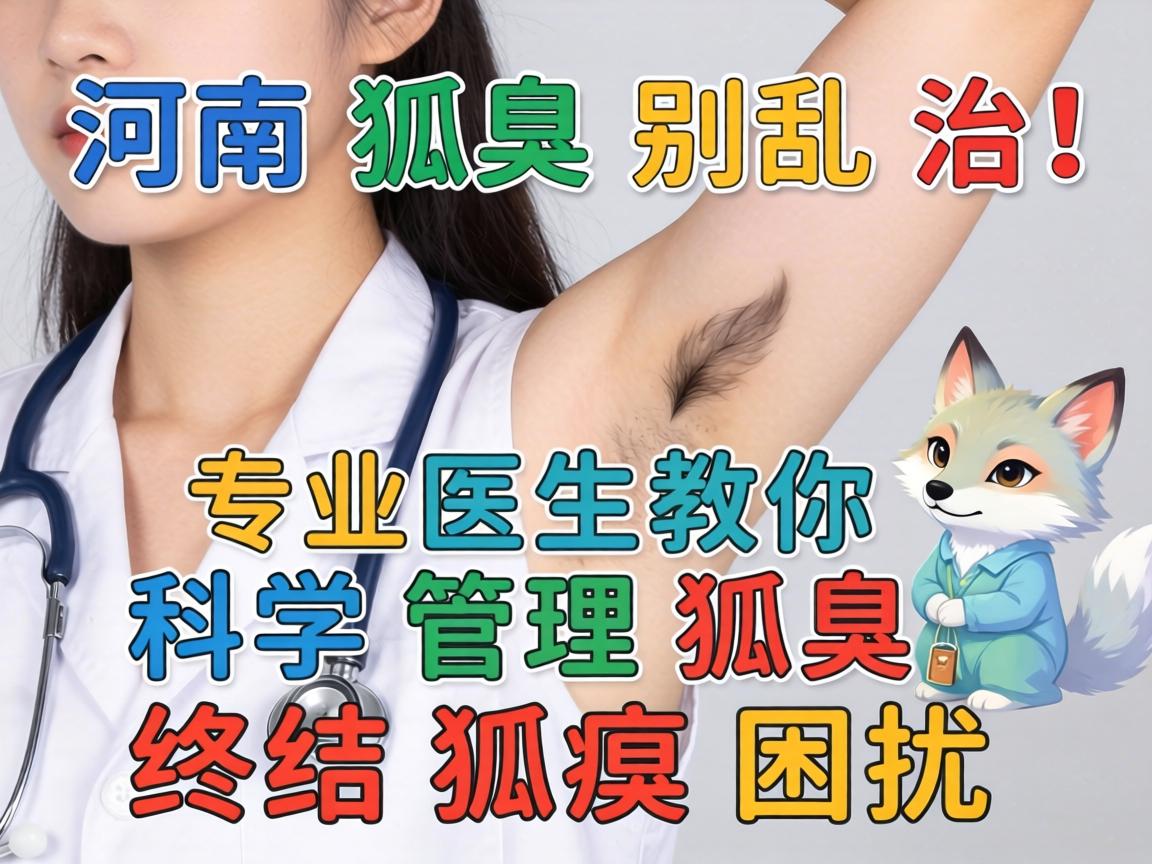 河南狐臭别乱治!专业医生教你科学管理狐臭,终结狐臭困扰 河南狐臭别乱治!专业医生教你科学管理狐臭,终结狐臭困扰