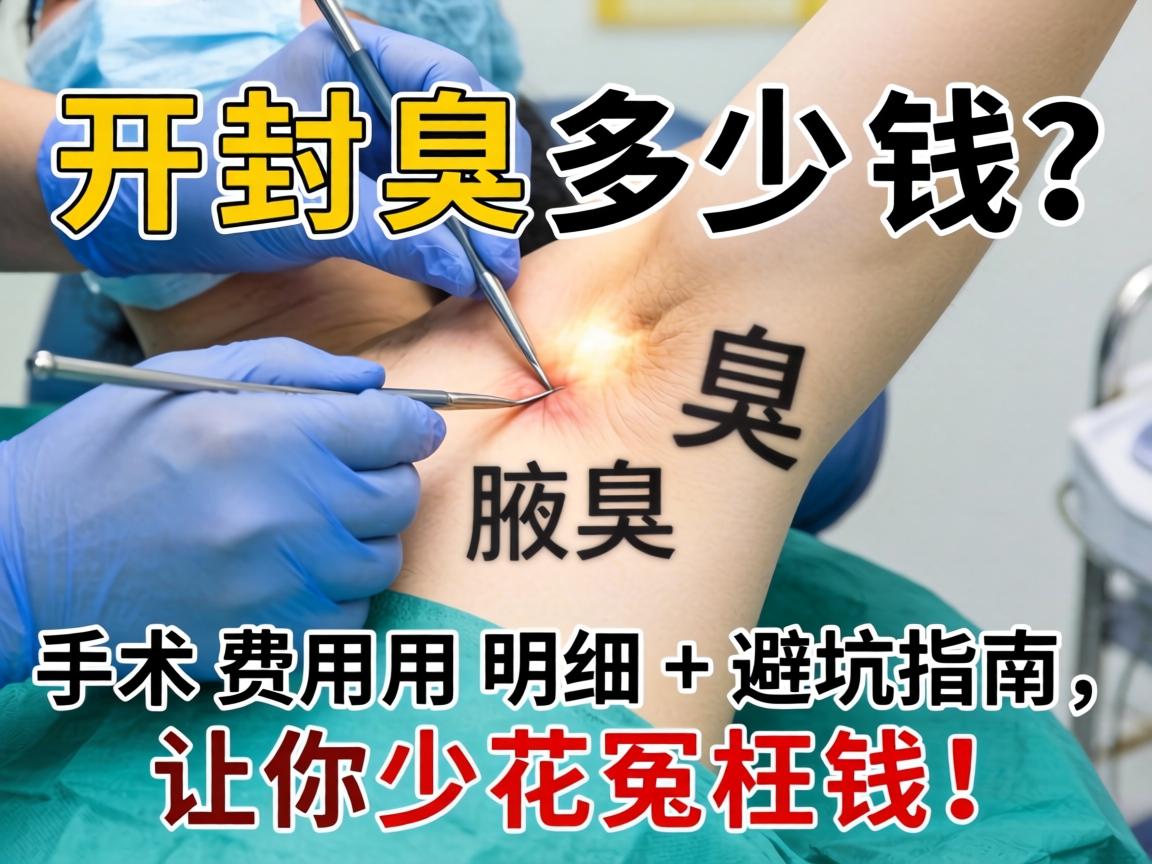 开封腋臭手术多少钱?手术费用明细+避坑指南,让你少花冤枉钱! 开封腋臭手术多少钱?手术费用明细+避坑指南,让你少花冤枉钱!