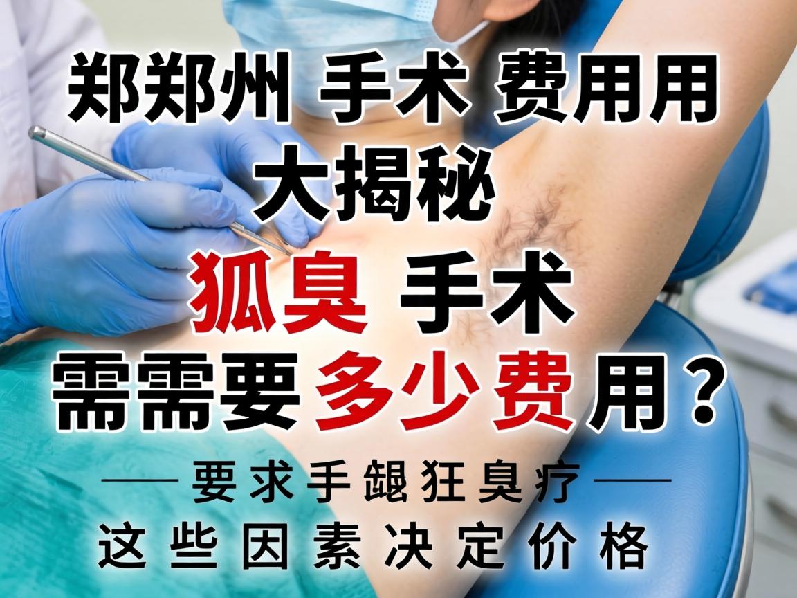 郑州狐臭手术费用大揭秘,狐臭手术需要多少费用?这些因素决定价格 郑州狐臭手术费用大揭秘,狐臭手术需要多少费用?这些因素决定价格