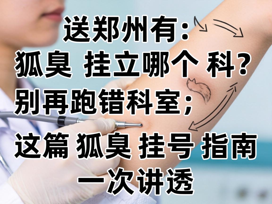郑州狐臭挂哪个科?别再跑错科室,这篇狐臭挂号指南一次讲透 郑州狐臭挂哪个科?别再跑错科室,这篇狐臭挂号指南一次讲透