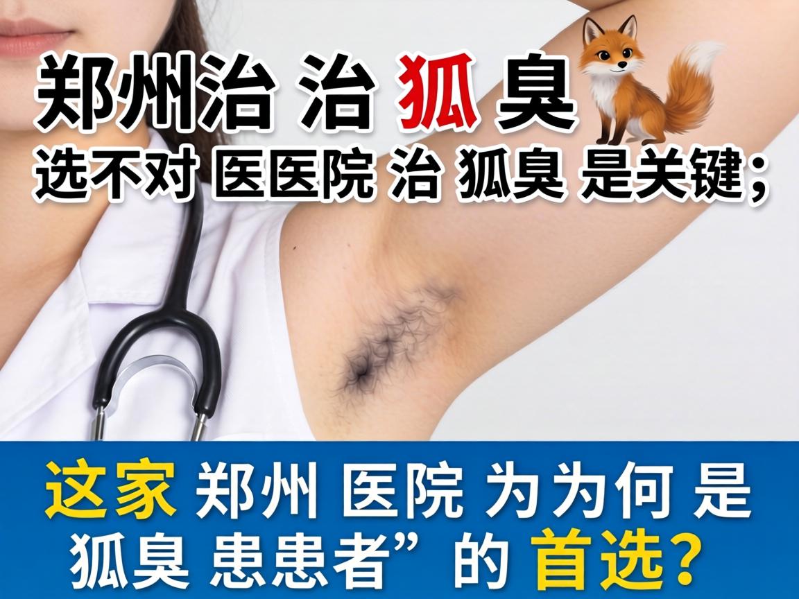 郑州治狐臭,选对医院治狐臭是关键,这家郑州医院为何是狐臭患者的首选? 郑州治狐臭,选对医院治狐臭是关键,这家郑州医院为何是狐臭患者的首选?