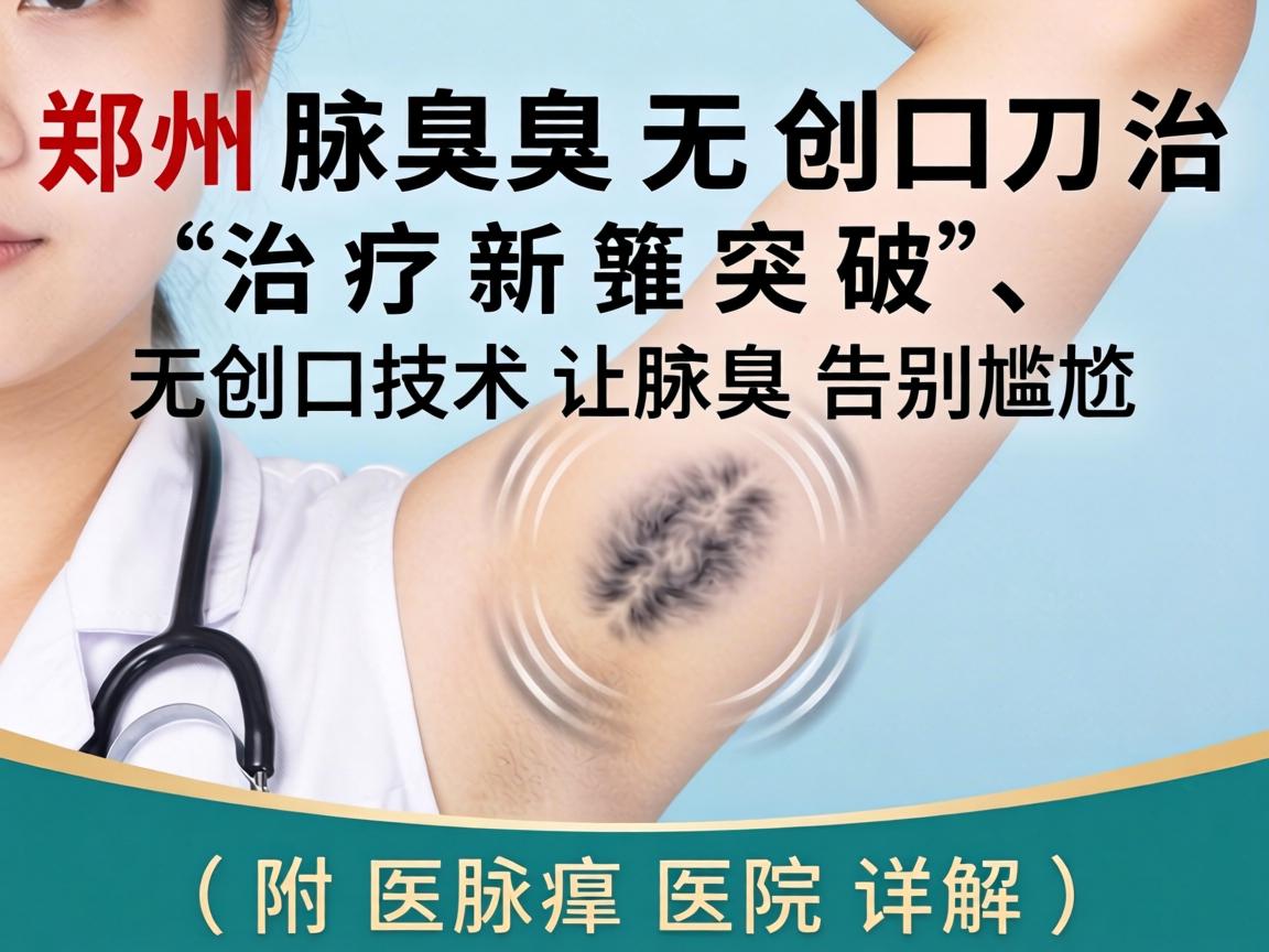 郑州腋臭无创口治疗新突破,无创口技术让腋臭告别尴尬(附医腋臭医院详解) 郑州腋臭无创口治疗新突破,无创口技术让腋臭告别尴尬(附医腋臭医院详解)