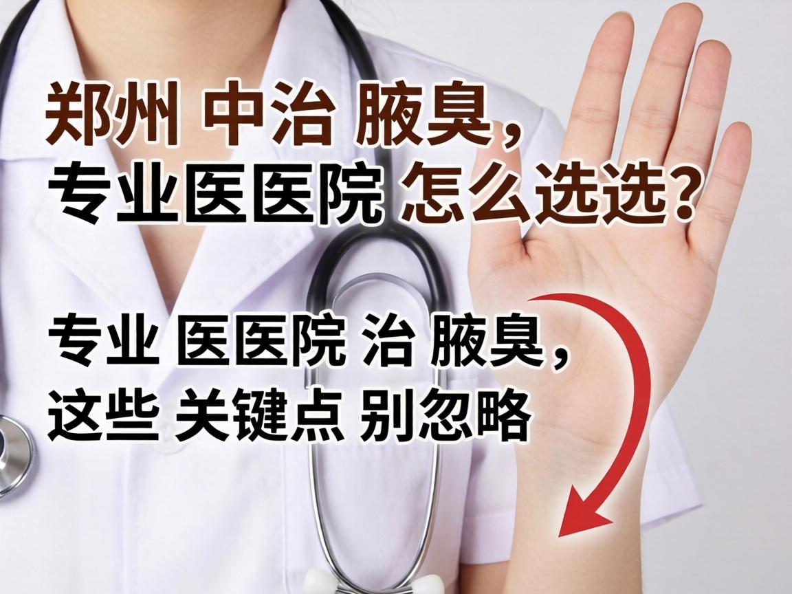郑州治腋臭专业医院怎么选?专业医院治腋臭,这些关键点别忽略 郑州治腋臭专业医院怎么选?专业医院治腋臭,这些关键点别忽略