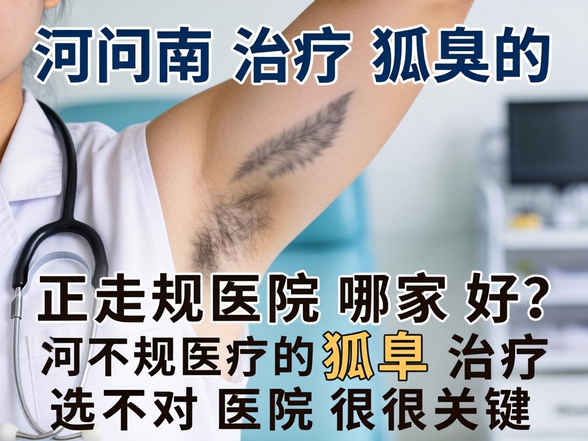 河南治疗狐臭的正规医院哪家好？狐臭治疗选对医院很关键
