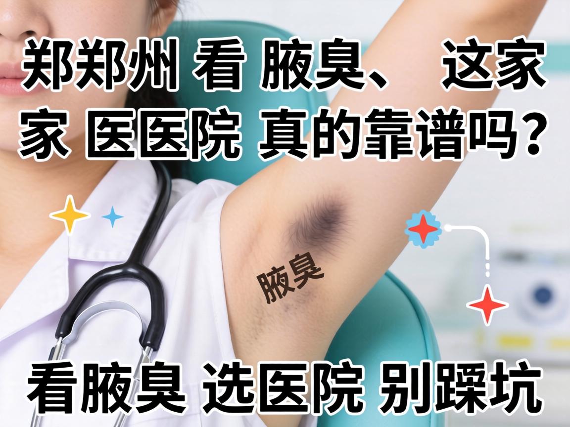 在郑州看腋臭,这家医院真的靠谱吗?看腋臭选医院别踩坑 在郑州看腋臭,这家医院真的靠谱吗?看腋臭选医院别踩坑