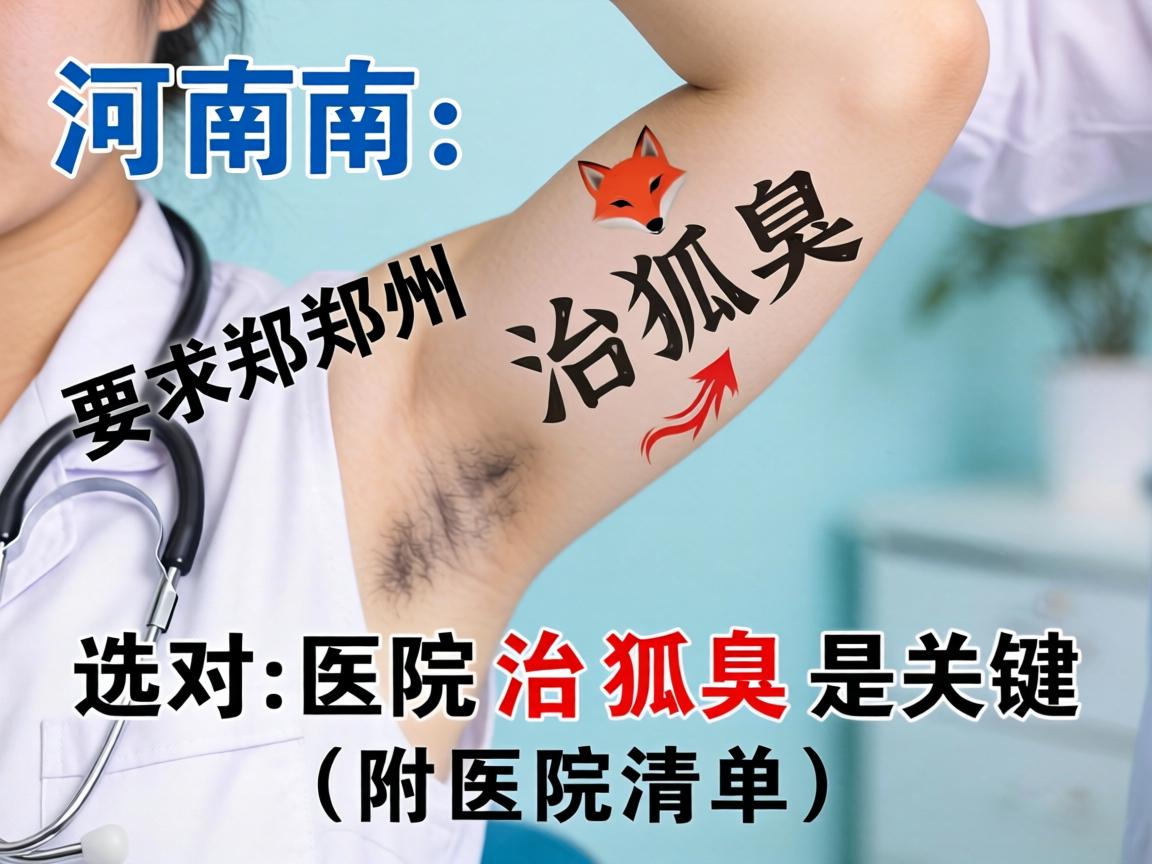 河南郑州治狐臭,选对医院治狐臭是关键(附医院清单) 河南郑州治狐臭,选对医院治狐臭是关键(附医院清单)
