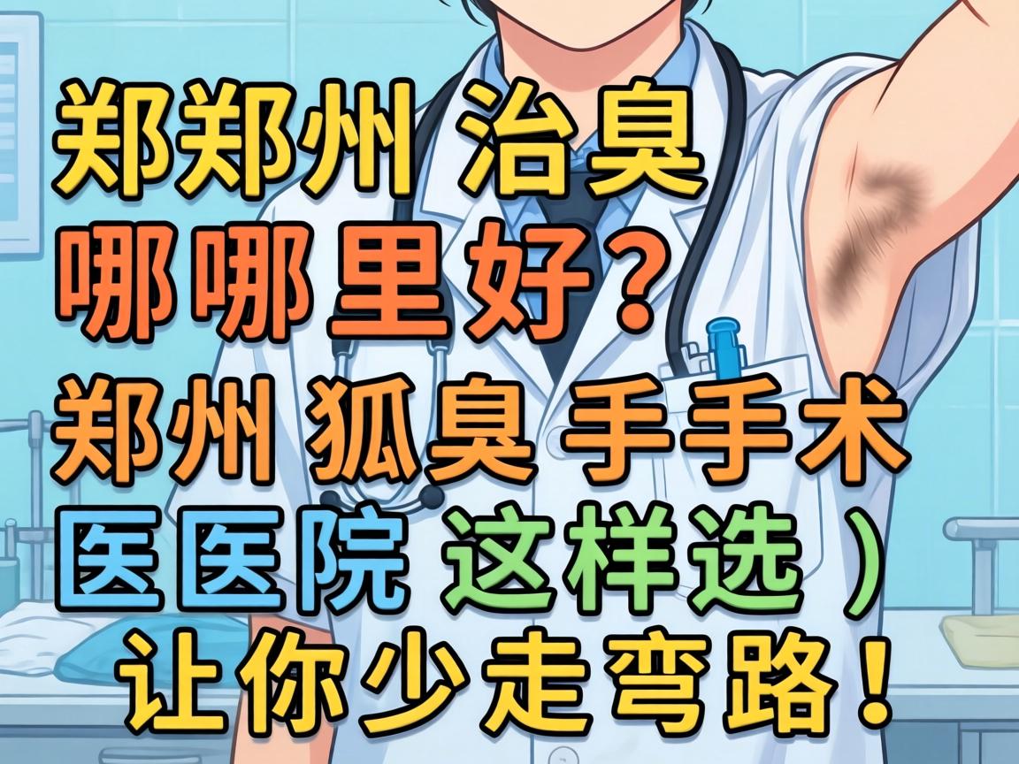 郑州治狐臭哪里好?郑州狐臭手术医院这样选,让你少走弯路! 郑州治狐臭哪里好?郑州狐臭手术医院这样选,让你少走弯路!