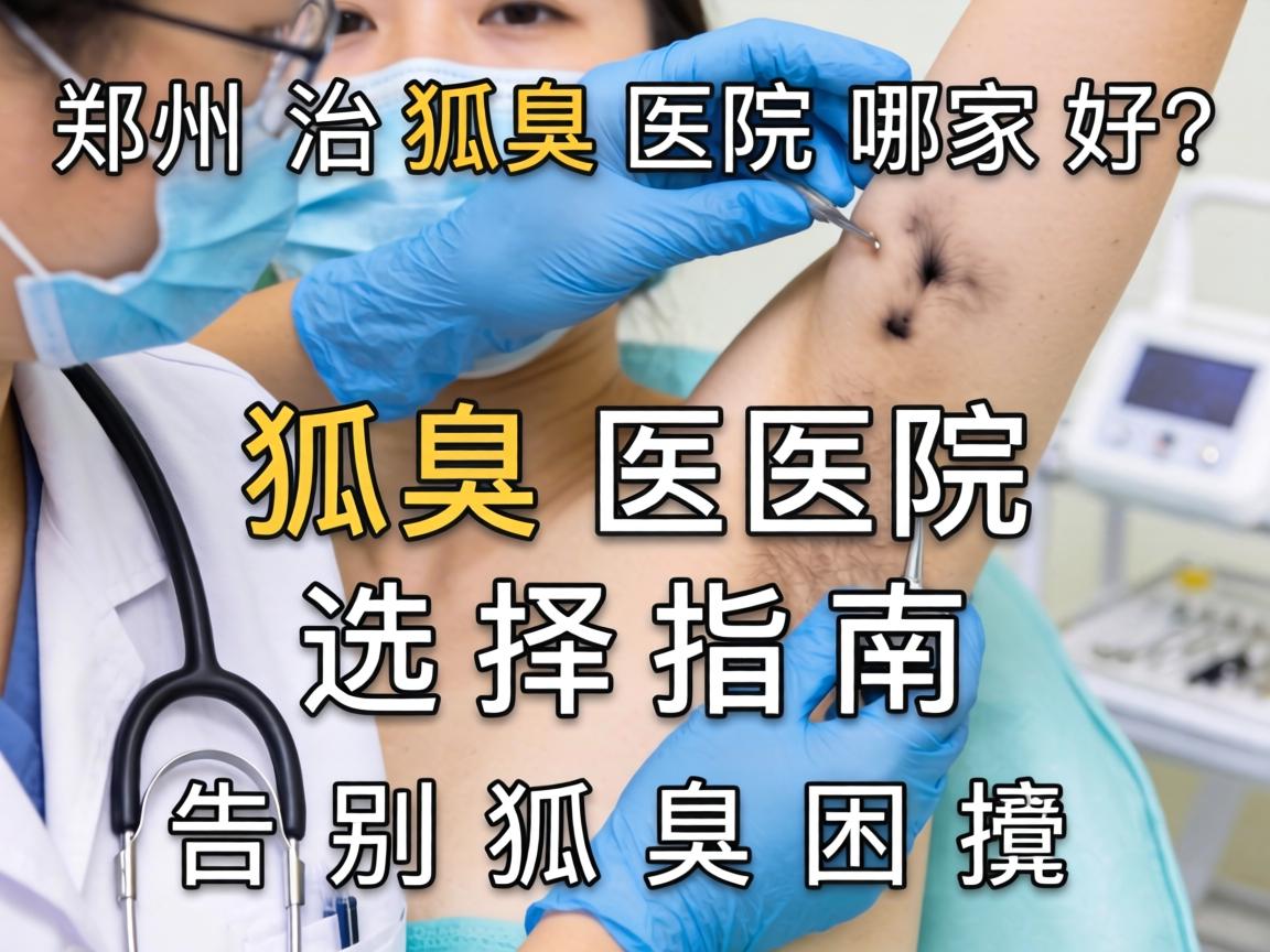 郑州治狐臭医院哪家好?狐臭医院选择指南,告别狐臭困扰 郑州治狐臭医院哪家好?狐臭医院选择指南,告别狐臭困扰