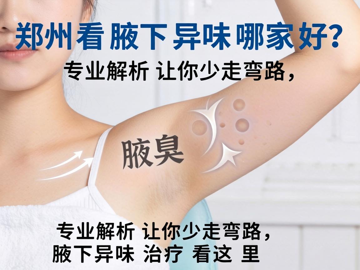 郑州看腋下异味哪家好?专业解析让你少走弯路,腋下异味治疗看这里 郑州看腋下异味哪家好?专业解析让你少走弯路,腋下异味治疗看这里